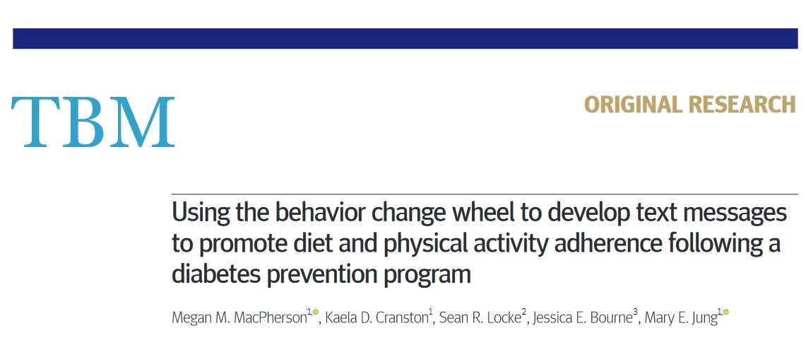 DPRGUBC's tweet photo. New publication alert! 🚨

A huge congratulations to @MacPherson_OT for her NEW publication on the #behaviorchangewheel for developing #textmessages in a #diabetespreventionprogram

Learn more: https://t.co/VF7neHVzVF

#textmessaging #sms #diabetesprevention https://t.co/m3oauUovVT