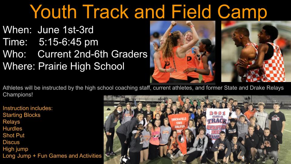 PRAAAIRRRIE HAAAAWKS on Twitter "2nd Annual Prairie Youth Track and