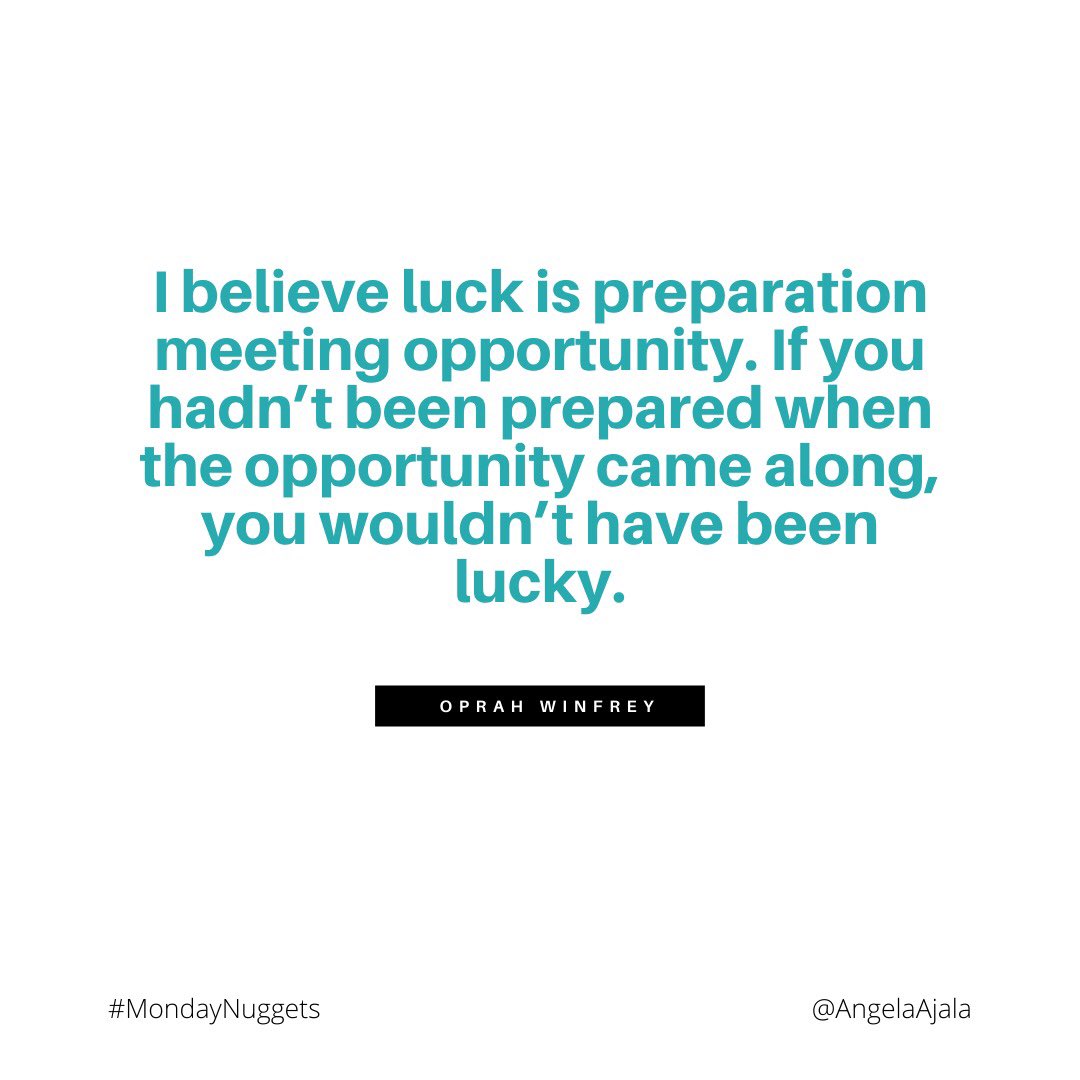 AngelaAjala's tweet photo. This week's #MondayNugget is a really good one! 

As you know, School Owners Connect 4.0 is tomorrow. Nobody ever really "lucks out" when raising and bringing u children. Most times, it is how prepared for an opportunity to positively influence a child that produces great results https://t.co/APAe8iBCIv