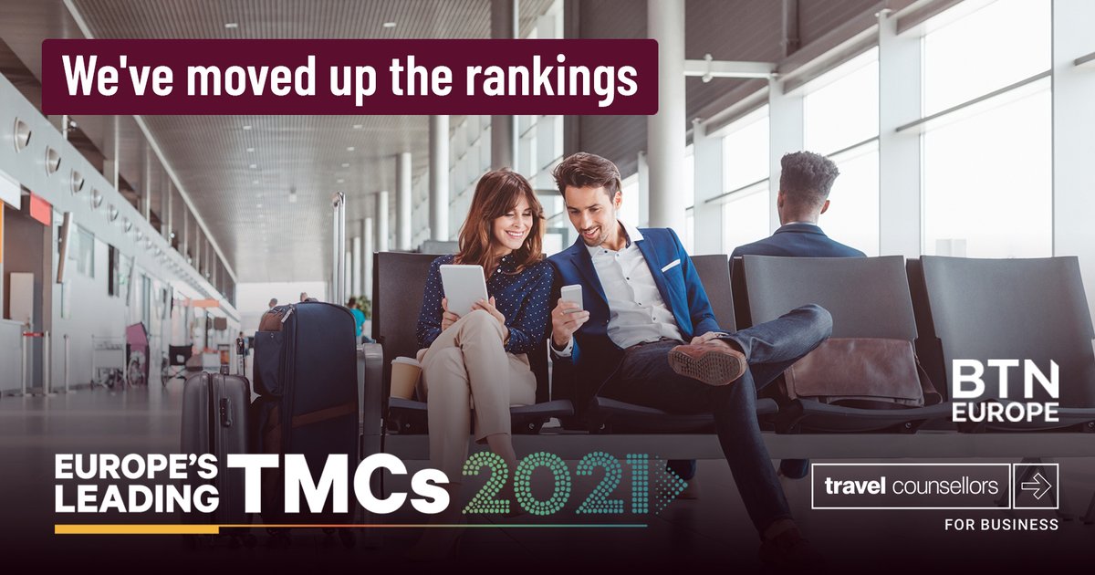 TCBusinessTrav's tweet photo. After a challenging time for our industry, Travel Counsellors for Business are supremely proud to be listed 16th out of 54 organisations making @BTNEurope’s Leading TMCs 2021 ranking

See our profile: https://t.co/xpOvkDgiOU https://t.co/QvNU6wVoTu