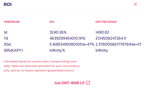 DONUTSWAPP's tweet photo. LOW SUPPLY AND HIGH APR FARM!!!
The APR on the DNT/BNB Farm is still ~3200% DAILY! This means you get 30x your investment PER DAY. which means the price can drop and you will still profit 🥳
https://t.co/IY7Vr6LmbV
Join us: https://t.co/u05PvZ3pvJ https://t.co/XnnTzrXIGl