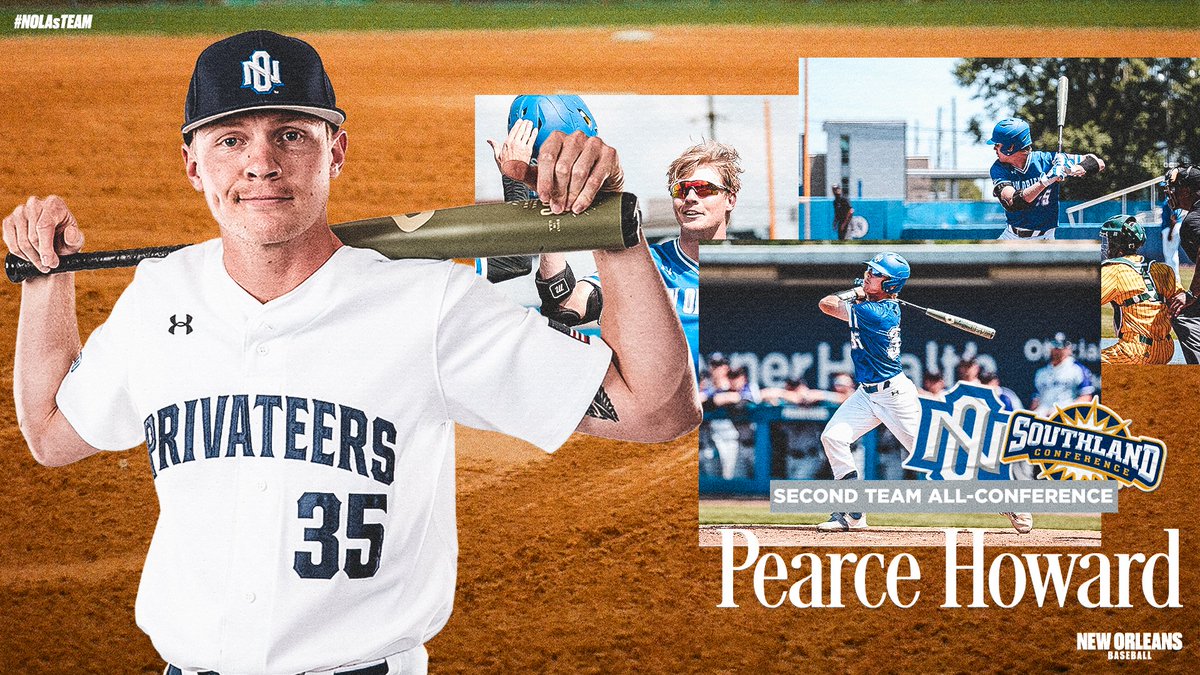 PrivateersBSB's tweet photo. The All-Southland teams are out and we have SIX representatives!

Congratulations to @Darren_Willis3 @kasten_furr @saloiza29 @calebseroski @_c_turp &amp; @pearce_howard  on earning spots on the all-conference team!

📰https://t.co/d3iou3yObL

#NOLAsTeam ⚔️ https://t.co/OJOuQ4sS5j