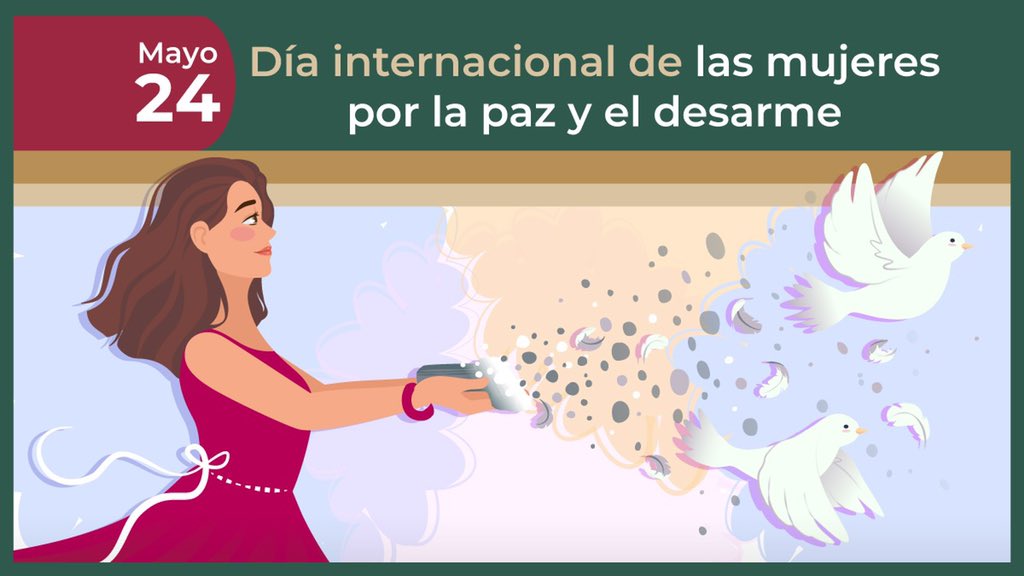 rosaicela_'s tweet photo. En el Día Internacional de las Mujeres por la Paz y el Desarme reconocemos la aportación femenina en favor de la construcción de la paz. https://t.co/niSYy82Mdc