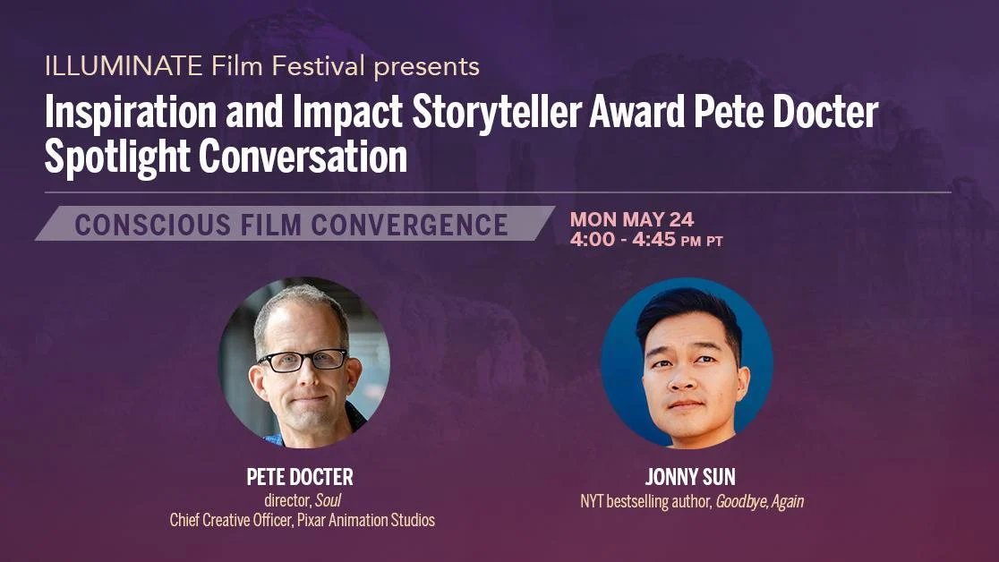 jonnysun's tweet photo. here is a cool thing i was invited to do!

today i'm going to be in conversation with PETE DOCTER of PIXAR!

this is a ticketed event as part of a film festival and details are here! https://t.co/02LfIHQxOO https://t.co/X3C8KP3dfN
