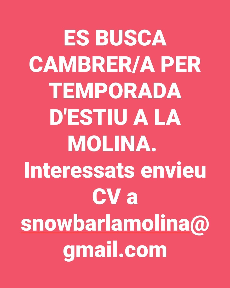 Vols treballar amb nosaltres?
