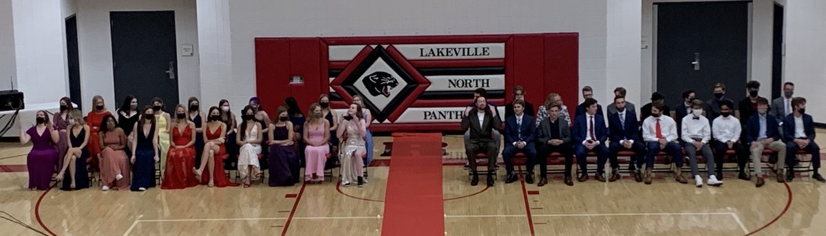 LNHS_Panthers's tweet photo. Congrats to everyone on the Panther HOCO Royalty Court... and especially to our Prince &amp; Princess, Ryan Thiede &amp; Olivia Crippen...and to our '20-'21 King &amp; Queen, Joey Grillo &amp; Helen Lane! (&amp; a special thanks to Jamye Casperson for pulling all this together!) https://t.co/f1E34yWbD4