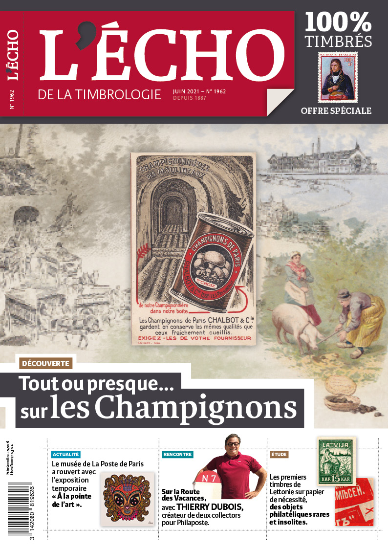 Sophie_2Leko's tweet photo. Dans L'Écho : Thierry Dubois, créateur de #collectors sur la RN7, les 1ers timbres de #Lettonie sur papier de nécessité. Et aussi :  dévoilement du #timbre « Sophie #Taeuber-Arp » à #Beaubourg, « À la pointe de l’art » au Musée de La #Poste, les nouveautés de France, du polaire… https://t.co/ciVcC1IadV