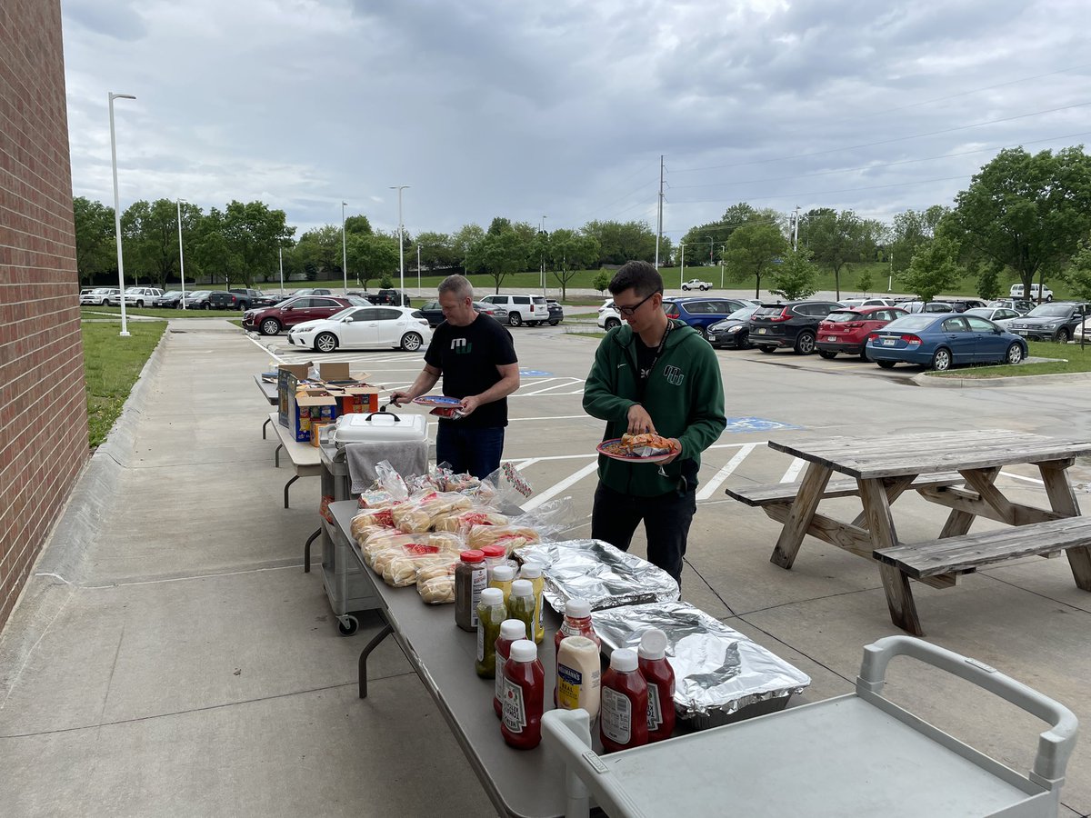 End of year grill out for the best staff in the state! Thank you all for making this year great. <a href="/MWHSWildcats/">Millard West HS</a>