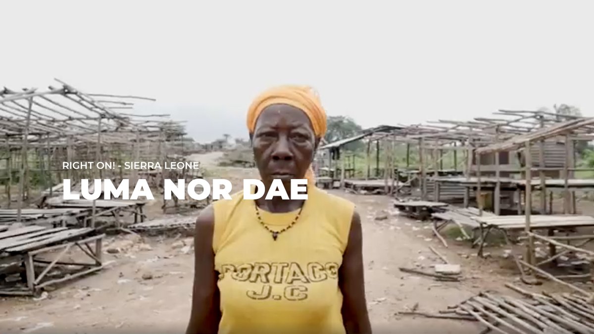 See the impact of the closure of the Luma market due to the pandemic on an individual level. 

Ya Kadiatu portrayed within the framework of the RIGHTON!-project in Sierra Leone.

➡️ youtu.be/CXQk1FFKGH4 ⬅️