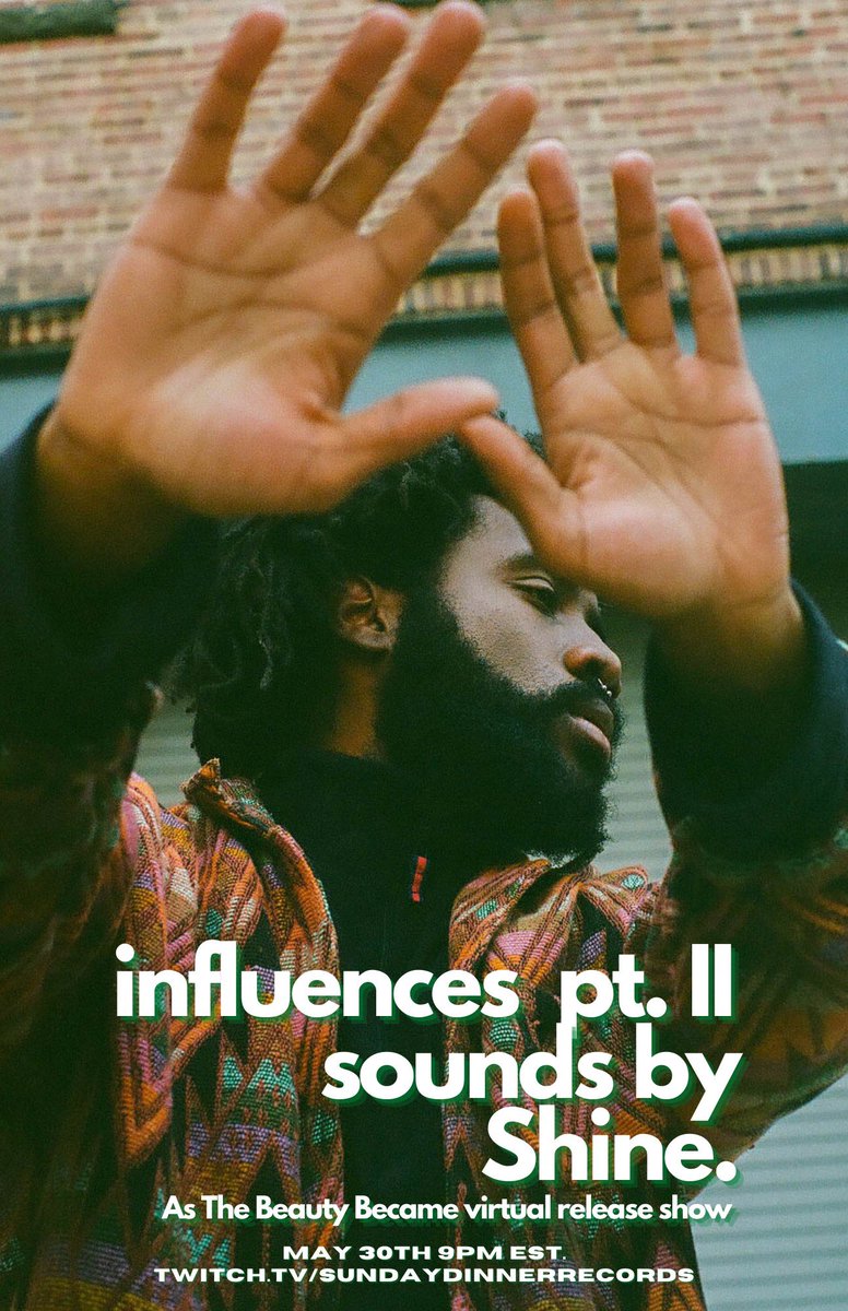 sundaydinnerecs's tweet photo. Producer @pharoahshine is back again with another influences set this Sunday on Twitch! We’re celebrating his release as well as a couple surprises in store! “As The Beauty Became” vinyl are still available! Make sure to grab a plate!

https://t.co/eAfw6SBy1g https://t.co/VI0FC2nnBc