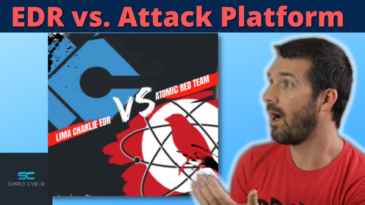 Gerald_Auger's tweet photo. @redcanary Atomic Red Team vs. @limacharlieio EDR. 😱 Fight to the death!  

💥 Maybe not that extreme, but this week #SimplyCyber is a technical walkthrough using Atomic Red Team and how "LC EDR" D&amp;R's to the malicious activity. 
#CyberSecurity 

Fun lab

https://t.co/QoPPwIwfLG https://t.co/QCP8Qq93N0