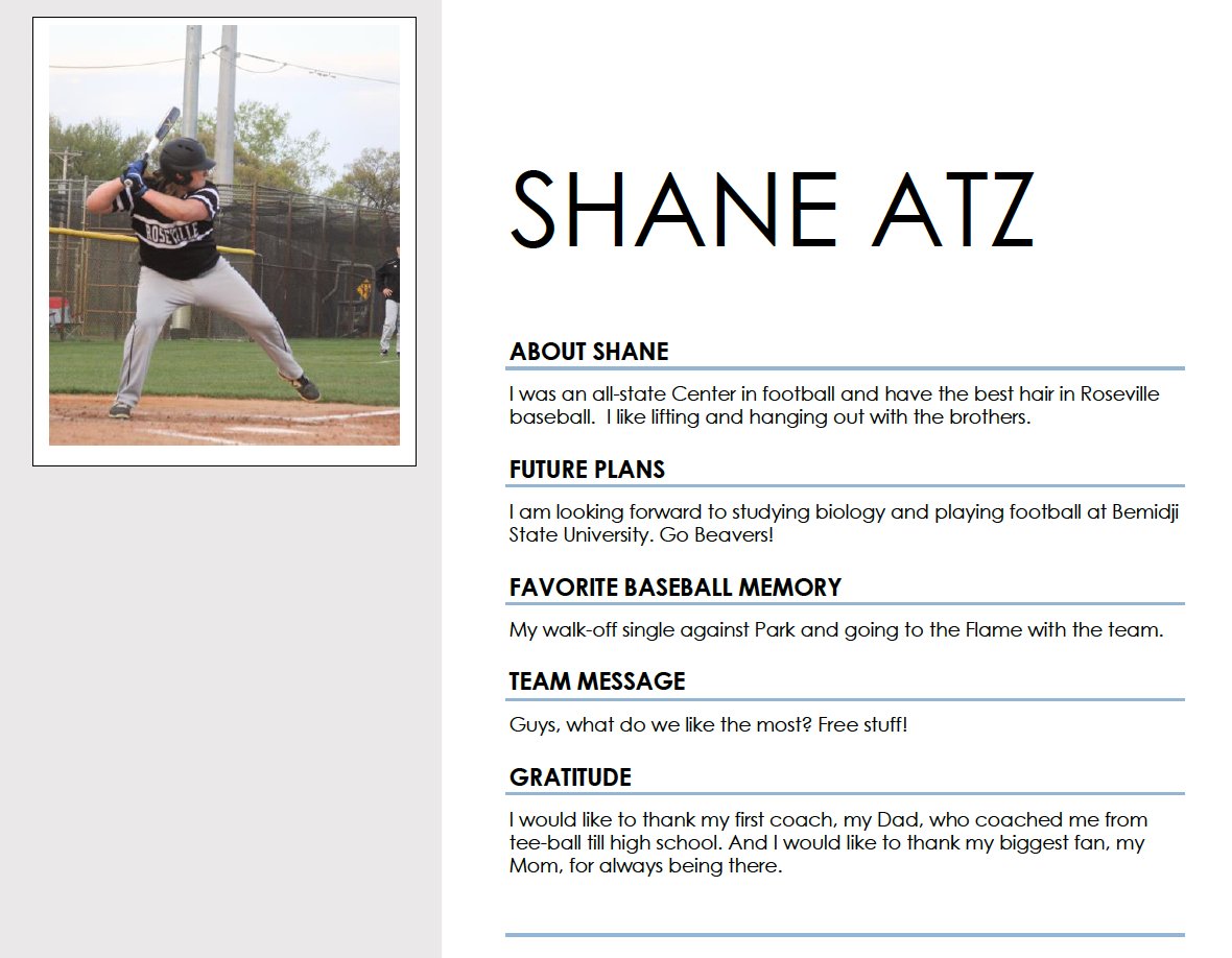 RAHS_Baseball's tweet photo. #41 Shane Atz!  What's the phrase?  speak softly and carry a big stick, you will go far.  That's this guy... his bat can launch 💣and he's going places!  Watch for @ShaneAtz  next year playing for @BSUBeaversFB!! https://t.co/zxbs0TGXzU