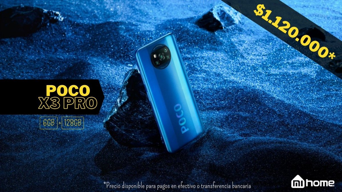 ¡El Jefe se ha vuelto Loco!
Super oferta #pocox3pro de 6+128Gb para entrega inmediata.
No desaproveches y pregunta por el tuyo.