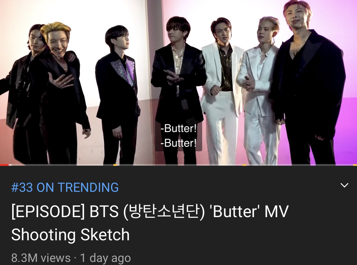 BTS_army_Fin's tweet photo. Youtube trends Finland🇫🇮:

- Butter mv #3 main trends, #1 music
- Teaser #17 main trends
- BBMAs perf. #28 main trends, #11 music
- Episode #33 main trends

#Voi_jee @BTS_twt https://t.co/YbLzVNS3Mn