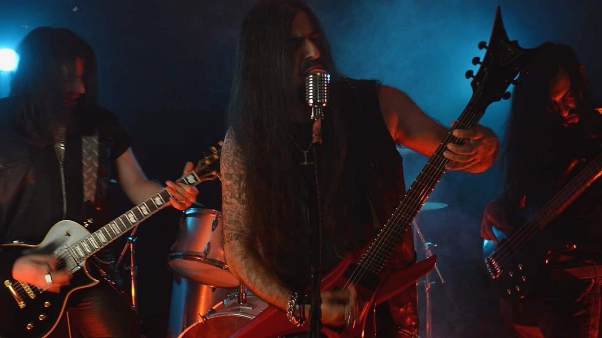 RottingFleshgr's tweet photo. The shots for our new video clip have finished and we are very pleased with the result! A little patience and the new hell of our new album is coming!!!The members of the band are.. Blackmass-Guitar and vocals, Vincer-Guitar and backing voc, Necronug-Bass and Theodosikz-Drums https://t.co/hIN9kZzVc6
