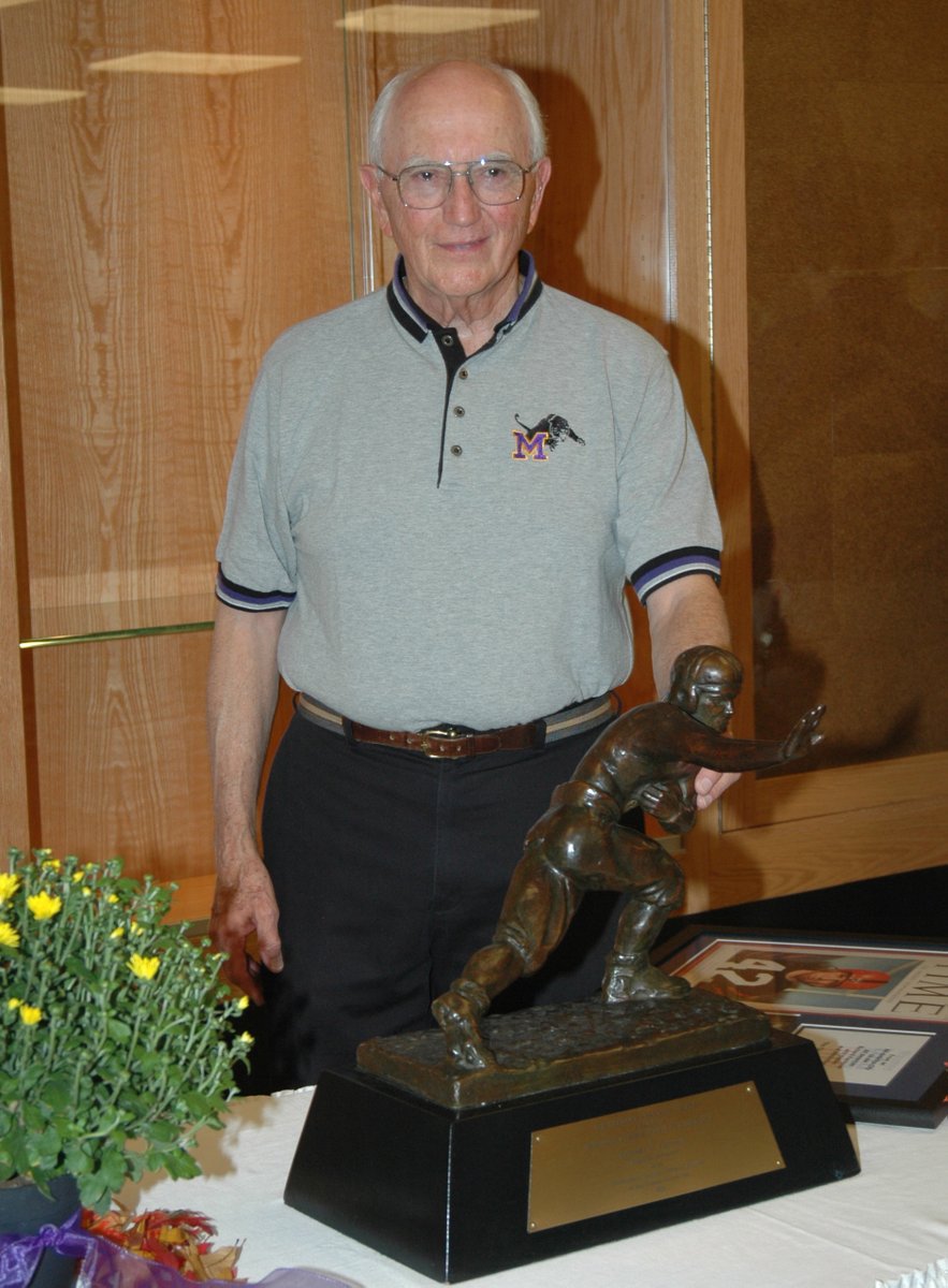 You're invited Saturday, June 12 to play in this annual golf scramble (1:30 p.m.) that memorializes Maumee’s  - Richard (Dick) Kazmaier (MHS ‘48) &amp; 1951 Heisman Trophy winner from Princeton. Cost to play - $90. Learn more and register online: maumee.k12.oh.us/news_detail_T3…