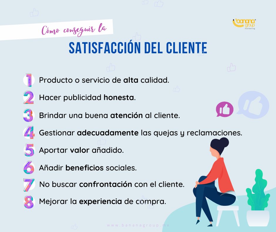 Consigue la Satisfacción del #Cliente con estos consejos: