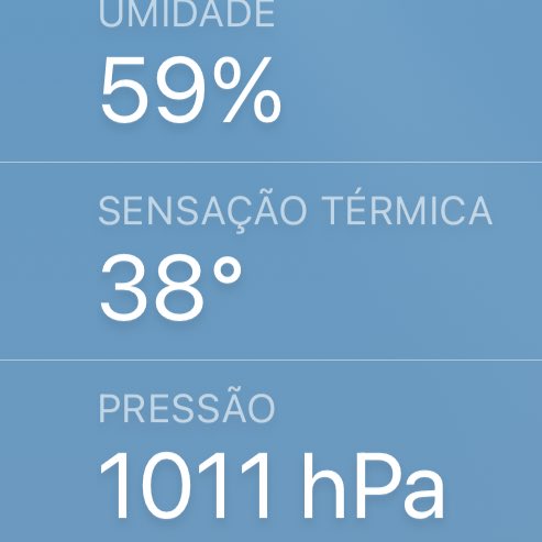 pedrolevyyy's tweet photo. temperatura // sensação térmica #belhell https://t.co/2382vHCed9