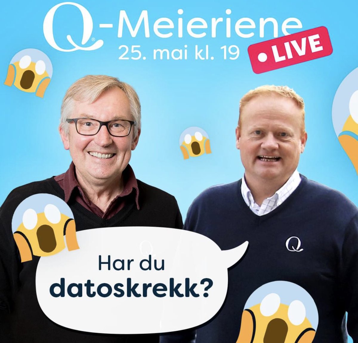 Nettmøte på Q-Facebook handler om datoskrekk. Finnes det også her en 3 dagers kur eller .... Bli med fra kl 19 i morgen kveld.