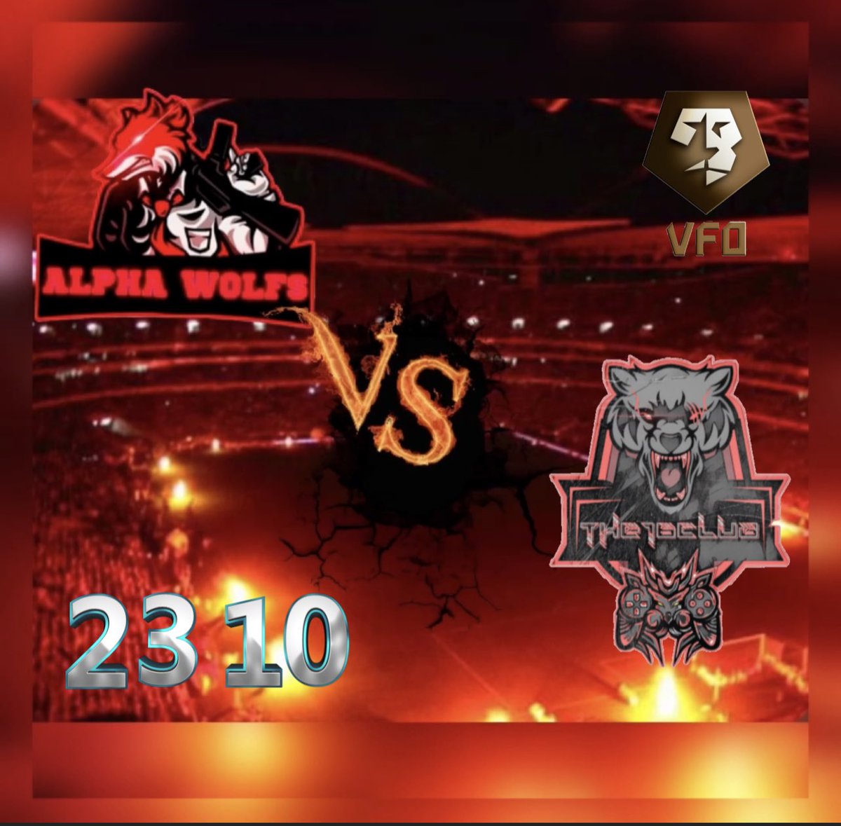 Noche de Lobos, volvemos a <a href="/VFOspain/">VFO España</a> y en frente tendremos a <a href="/The16Crew/">🏆тнє 16 ¢ℓυв🏆</a> , empieza la vuelta y vamos con todo

#BeWolfmyFriends