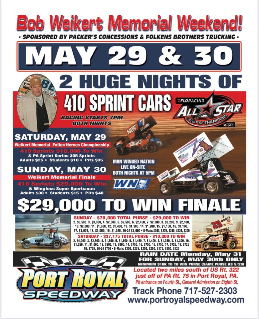 Winged Nation (@wingednation) on Twitter photo This Weekend at <a href="/PortRoyalSpdway/">Port Royal Speedway #SpeedPalace</a>
<a href="/Weikert29/">Bob Weikert Memorial</a> <a href="/ASCoC/">Amiyah Scocca</a> <a href="/FloRacing/">FloRacing</a>
Woo Hoo!!!! This Weekend at <a href="/PortRoyalSpdway/">Port Royal Speedway #SpeedPalace</a>
<a href="/Weikert29/">Bob Weikert Memorial</a> <a href="/ASCoC/">Amiyah Scocca</a> <a href="/FloRacing/">FloRacing</a>
Woo Hoo!!!!