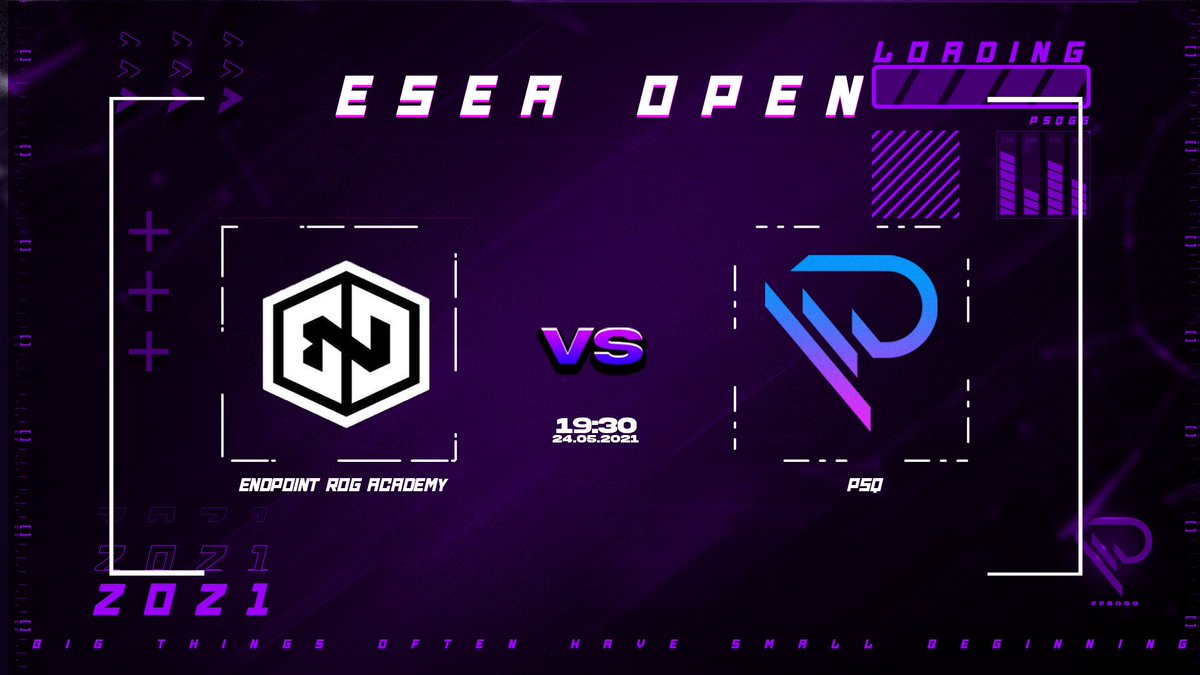 PSQGG's tweet photo. We are going for 7/0/0 in ESEA open! 🔥

It will be great show.. 😎

🆚 @TeamEndpoint
⏰ 6.30PM BST
📺 https://t.co/mkbHF21EIK https://t.co/mjEtRI26nD