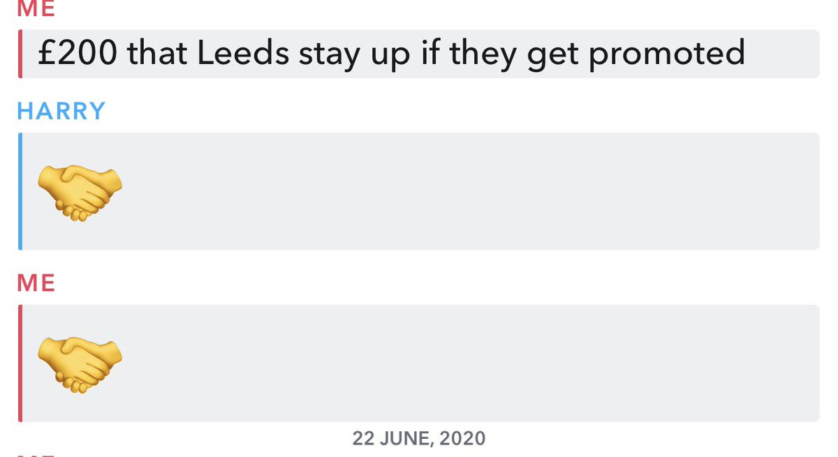 Great season <a href="/LUFC/">Leeds United</a>, lovely little bet aswell, still waiting <a href="/harry_ormsby/">Mork</a>