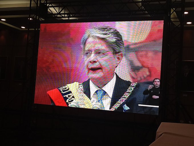 #24May #Ecuador 
Presidente <a href="/LassoGuillermo/">Guillermo Lasso</a>:"Convoco a los miembros de la sociedad civil a reactivarse, a llenar cada espacio, cada causa, con la bondad de su accionar, que el poder regresa a sus verdaderos dueños, sus mandantes".