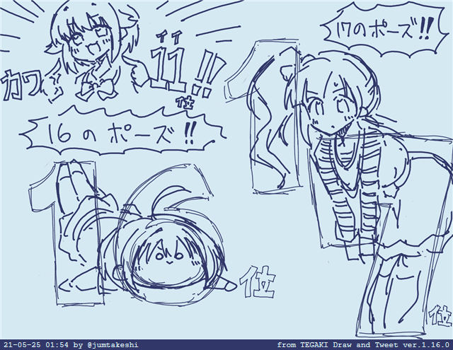 いつか幸子と小日向ちゃんと響子ちゃんのユニット復活してくれ～～～ #tegaki_dt 