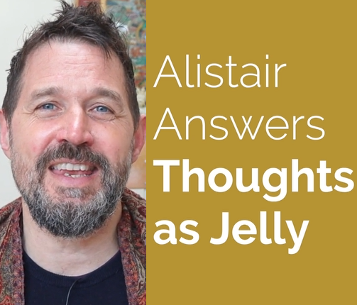 mindspringstwit's tweet image. NEW TEACHING:  Thoughts as Jelly. In this short Q&amp;amp;A, Alistair answers a student who is worried that her thoughts are all messy, hazy and unfocused. He says he rarely thinks in fully-formed sentences usually; his thoughts are smeary swishy, and jelly-like.
buff.ly/3uiQ070