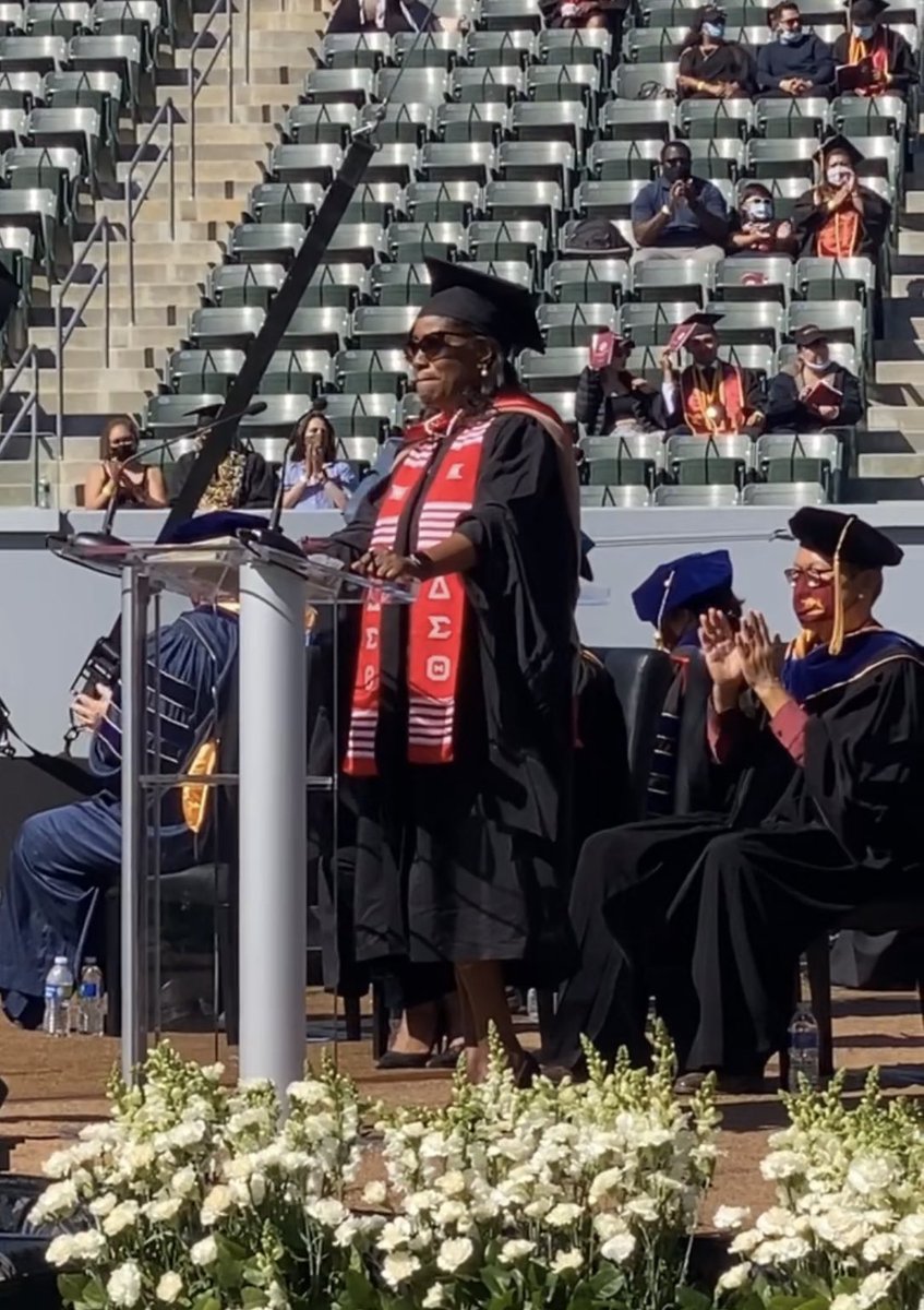 DominguezHills's tweet photo. Now is the time to lean in on your skills from your academic experience here at CSUDH. Continue to take chances and have faith in yourselves. Stretch yourselves and work hard; someone will notice you. - #CSUDHAlum Linda DeYampert to #CSUDHGrad20 https://t.co/XHGvg2cBrO