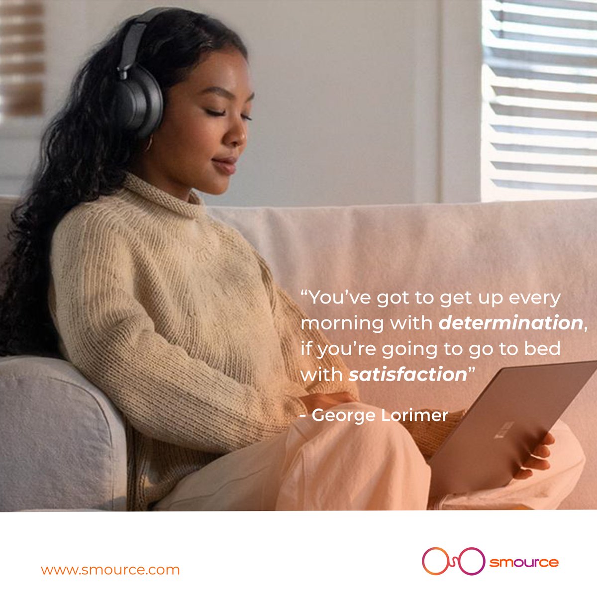 SmourceTech's tweet image. Determination is your vessel when you embark on your journey to success. The determination you wake up with each morning propels you to work harder to achieve your goals. Our various services can help you reach past your milestones. #Smource #Freelancing #CareerGoals #Business