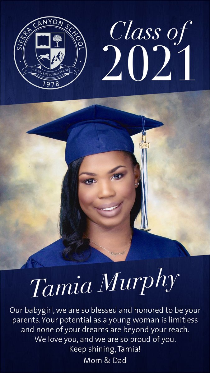 Senior Tribute - Tamia M. ‘21
