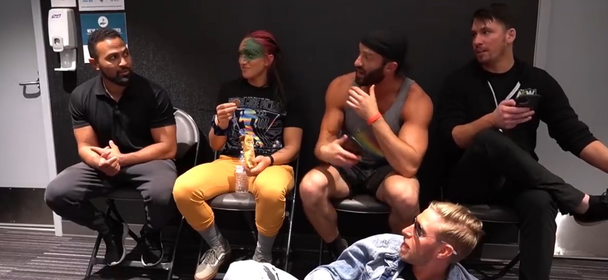 BeingTheElite's tweet photo. “God, I Loved Those Shoes” - Being The Elite Ep. 257 https://t.co/aCGaNDBLra via @YouTube 
#BTE @AEW #AEWDynamite 
@azucarRoc @callmekrisstat @trentylocks @SexyChuckieT @orangecassidy @sammyguevara @BranCutler @youngbucks https://t.co/FBodhyd8uL