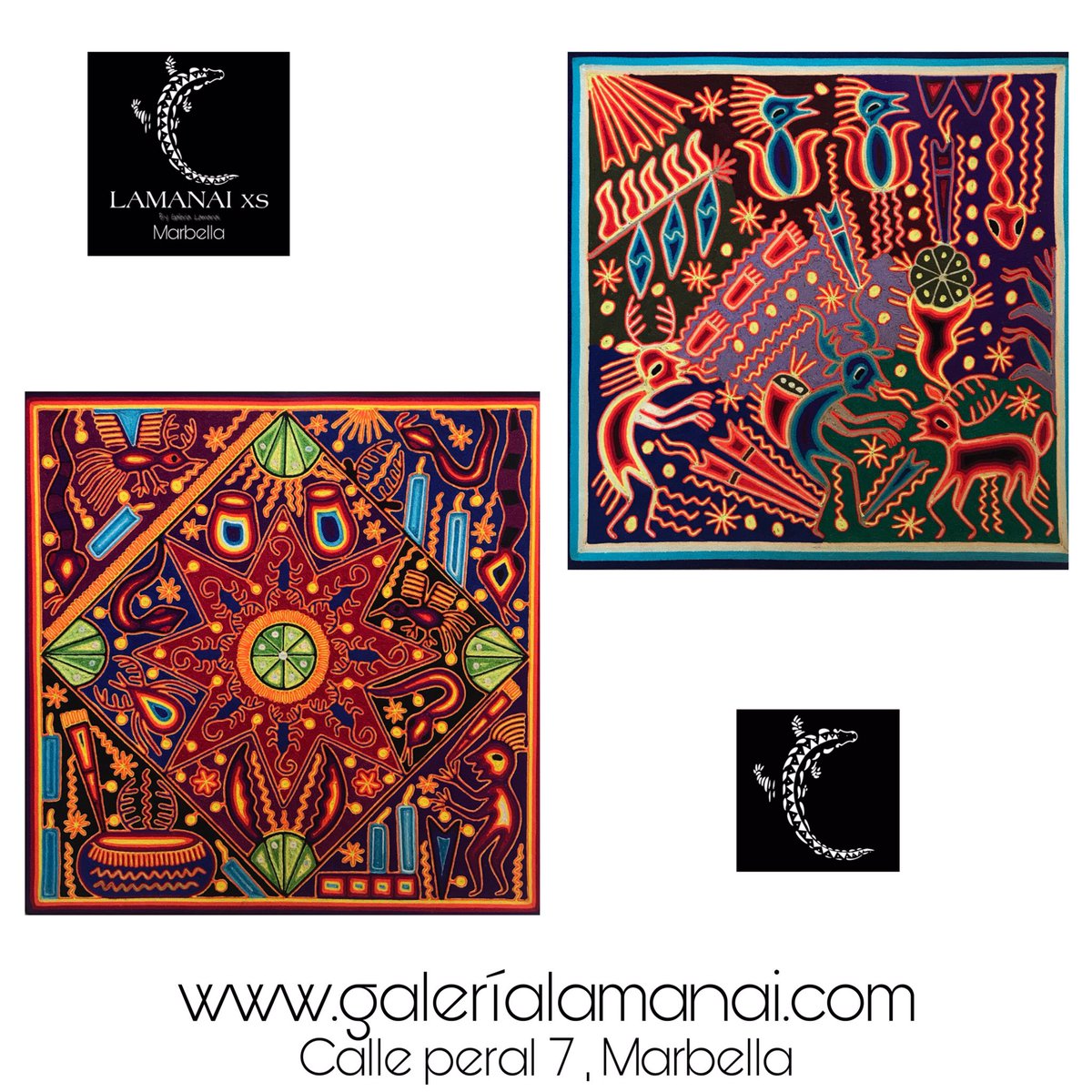 GaleriaLamanai's tweet photo. Arte Wixarika - Huichol.
Arte y Tradiciones de México.
Lamanai XS
Galeria Lamanai
Calle Peral 7, Casco Antiguo Marbella. 
https://t.co/aPi4v6i7ZZ

.

.

#arteoriginal #huicholart #arteytradicionesdemexico 
#mexicolindoyquerido #piezasunicas #marbella #artepooularmexicano https://t.co/kaugT2HRPV