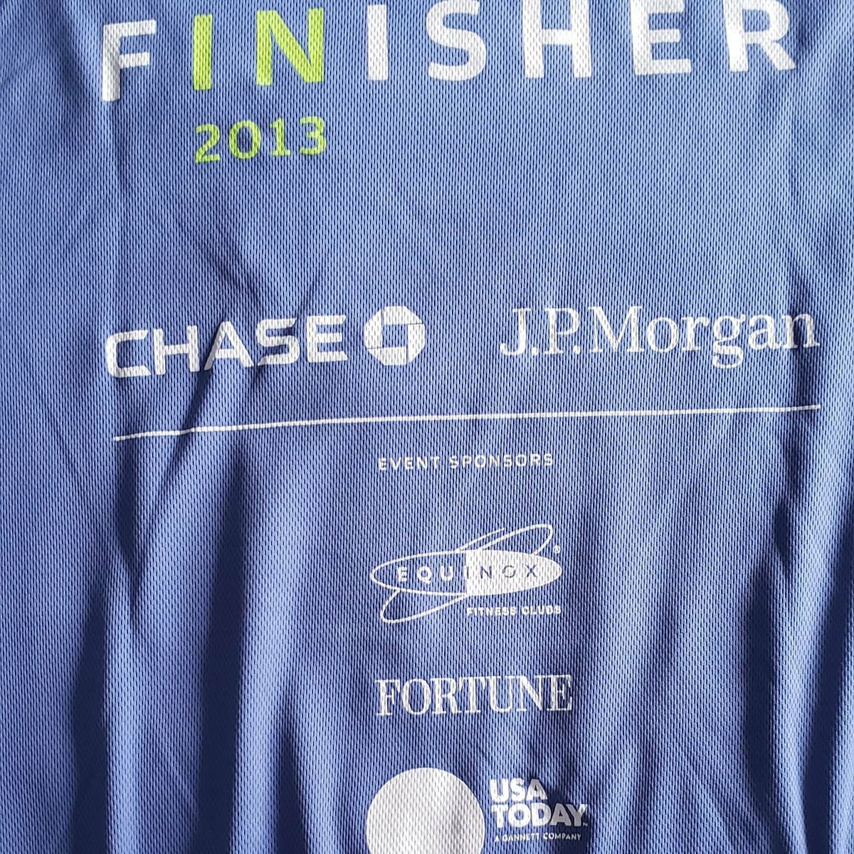 Reminiscing a bit on my run - 8 yrs ago yesterday I ran my first big "race" - JP Morgan Chase Challenge with Navistar. Never thought I'd run in anything like this but thanks to a push from some Navistar folks I started running &amp; haven't stopped yet. Grateful for the push in 2013.