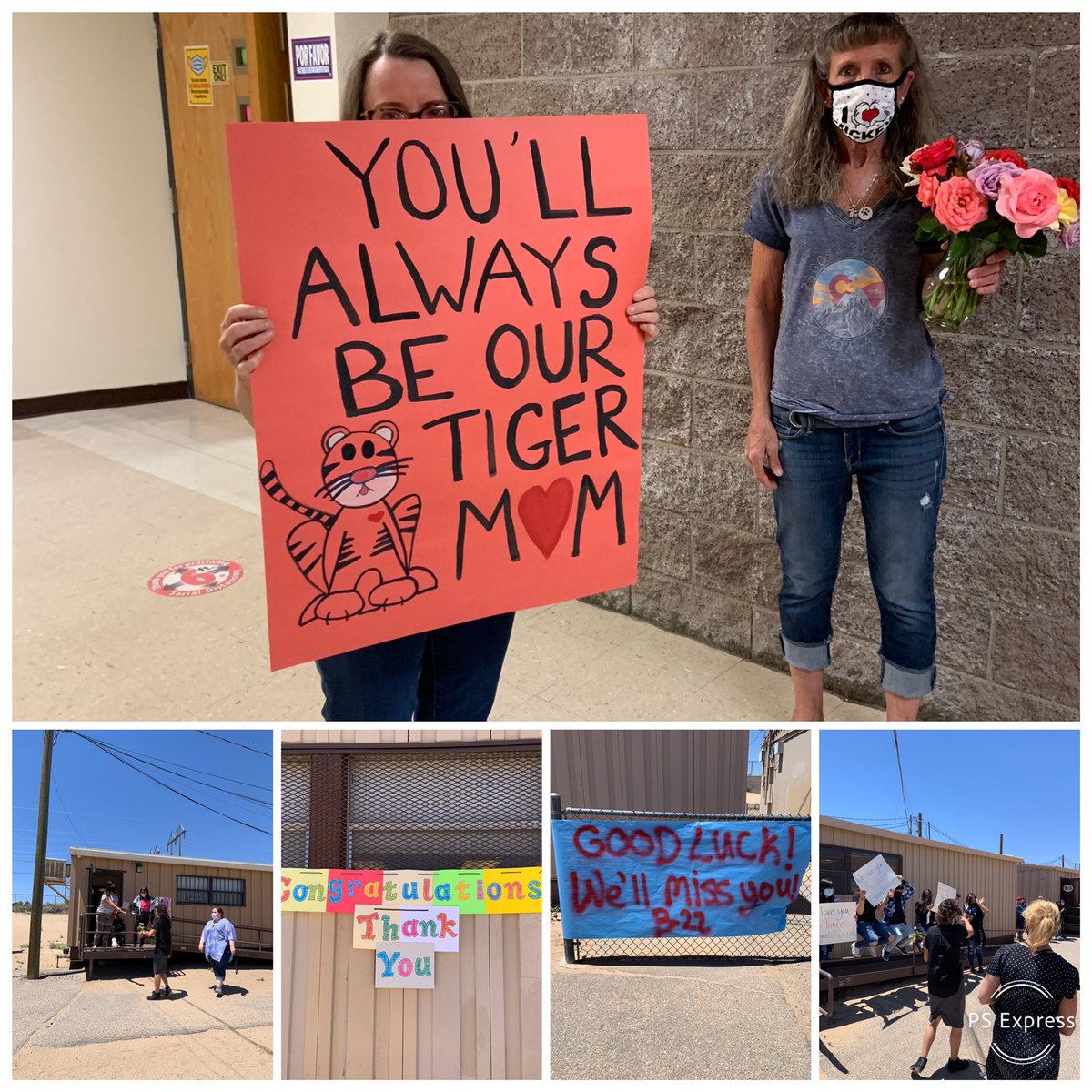 MustngPrincipal's tweet photo. I’m truly humbled &amp; blessed! I was taken on my own little “Promotion Walk”. There were many tears! Truman is a special place! Thank you Sonja, @Truman_AP &amp; @MSGONZALESAPS for making today so special! I’ll miss you all! @ABQschools @SalazarAPSz2 @Zone2Assoc8 https://t.co/Z07SVGKGYe