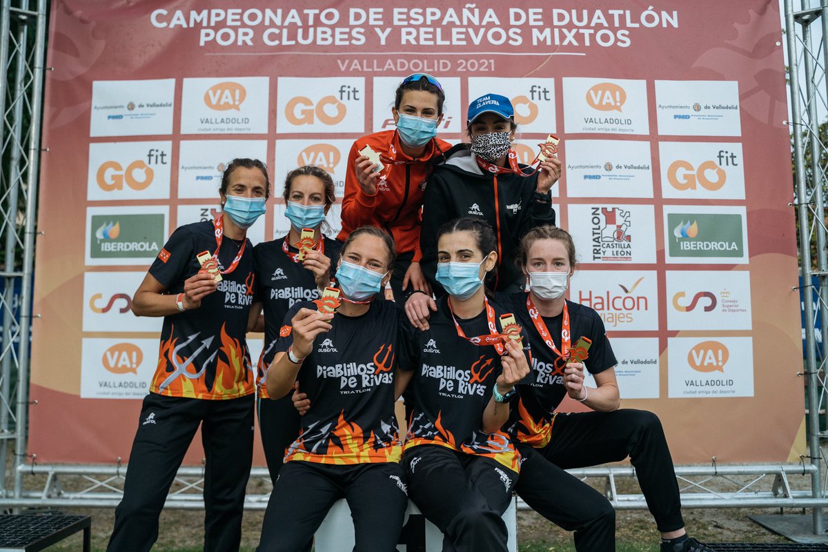 🥇en el campeonato de españa de duatlón por clubes con el Club Triatlon Diablillos de Rivas llevándonos la 🏆de la liga de duatlón 🇪🇸para casa🤩 <a href="/TeamClaveria/">TeamClavería</a>