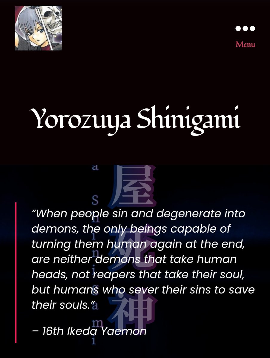 reioftheikeda's tweet image. Gintama fan site “Yorozuya Shinigami”, is finally here!
Made this site to gather all of Sorachi's author notes, Q&As & other extras from the Gintama volumes, which aren't all fully available in English after the interruption of the Viz release.
Link in bio & in the thread
#銀魂
