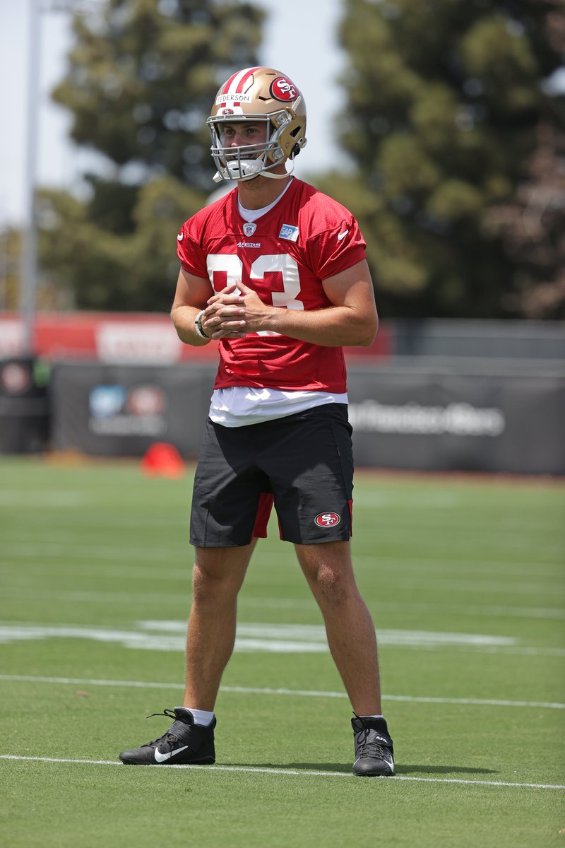 Former ULM tight end Josh Pederson, who participated in the <a href="/49ers/">San Francisco 49ers</a> rookie minicamp May 14-16, begins Phase 2-3 OTAs today. Photo Credit: San Francisco 49ers. #TheBestIsOnTheBayou #SunBeltFB