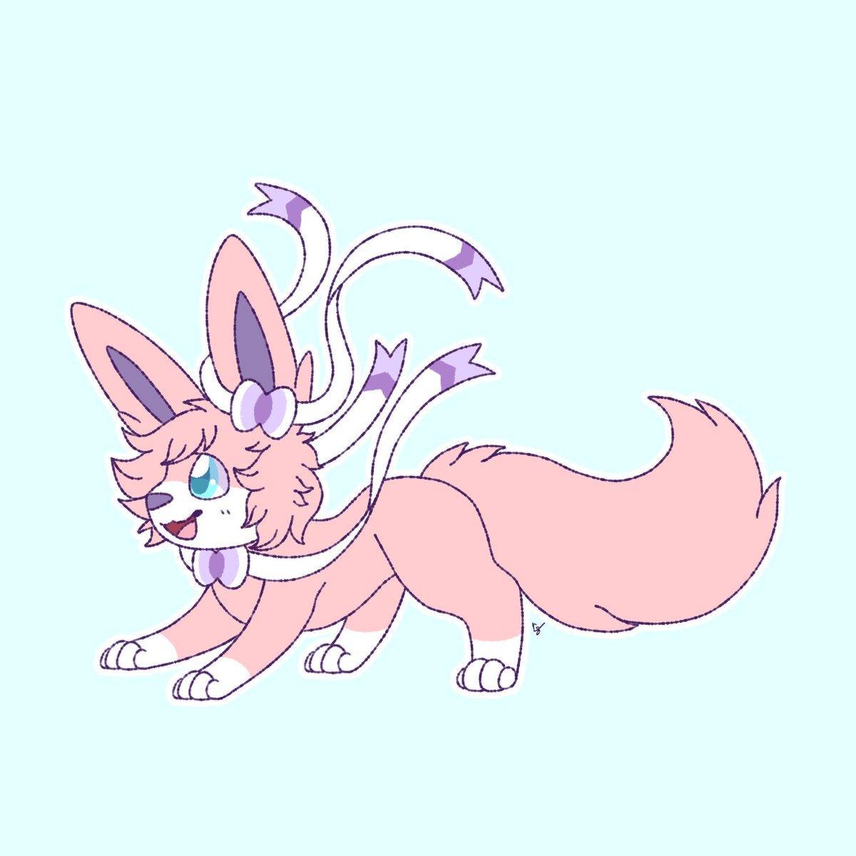 nova_alien_'s tweet photo. decided to digitalize a shitty doodle i made of @PmdSaku's sona a few weeks ago. today i learned i suck at drawing chibis. https://t.co/Tzqa6tDwlr