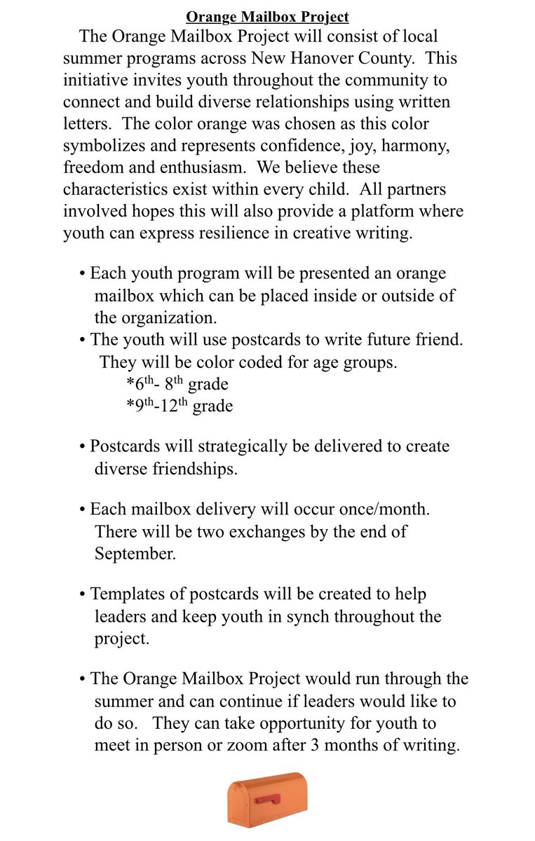 Honored to be part of The Orange Mailbox Project with <a href="/HarrelsonCenter/">Harrelson Center</a> . Another @TeamDepot_Sean donation for our community. <a href="/JimSimmonsHD/">Jim Simmons</a> @StacyWaltonTHD <a href="/RichRiceTHD/">Rich Rice</a> #WEARETHEHOMEDEPOT