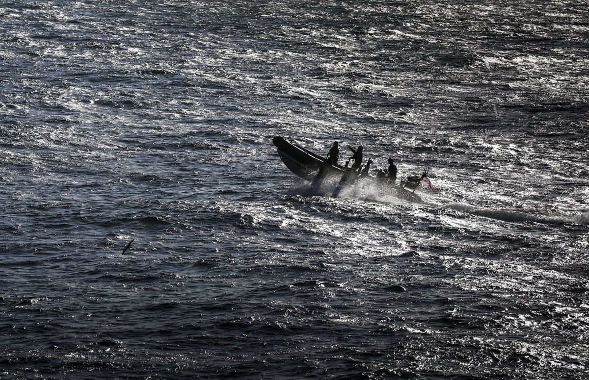 HMSDragon's tweet image. Never a dull moment in HMS DRAGON!
 
#FormidableShield2021 #DeterandDefend #Breathingfire