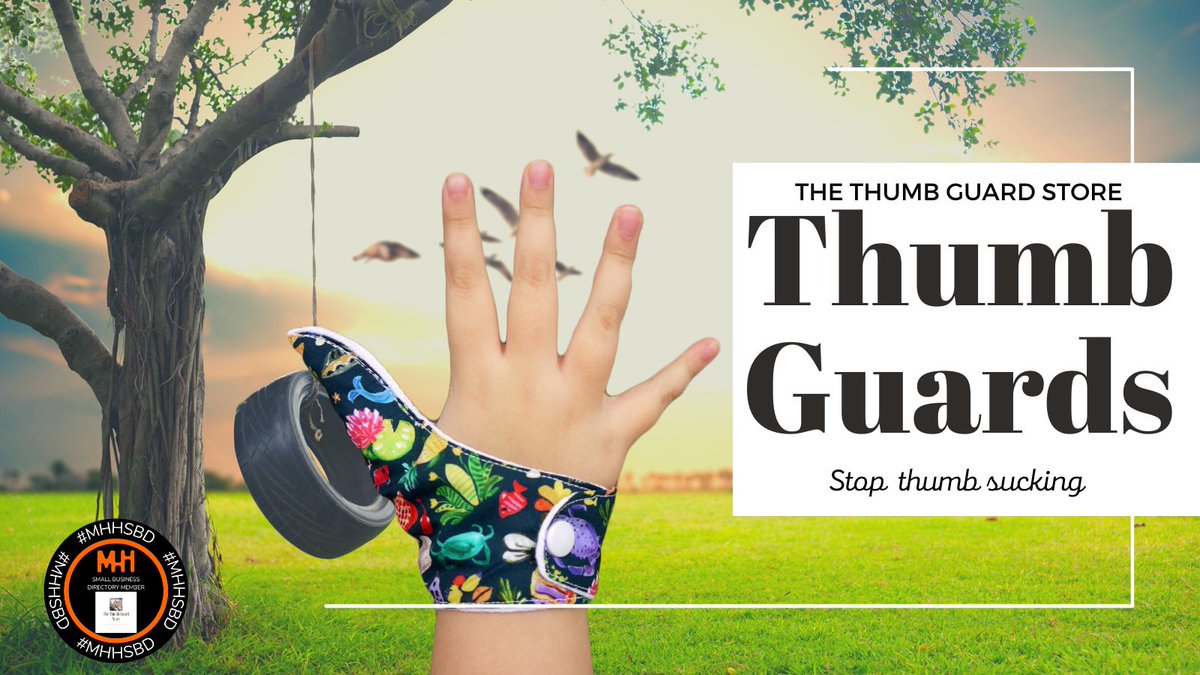 #overbite is one of several known issues caused by #ThumbSucking that #ThumbGuards help prevent thethumbguardstore.com #craftbizparty #womaninbizhour #HandmadeHour #ThumbGuard #MHHSBD