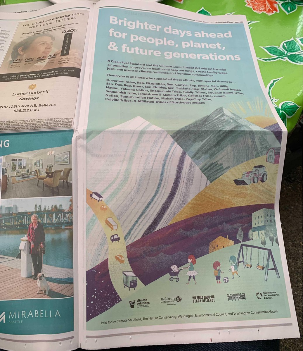 wa_conservation's tweet photo. Did you see our ad in the @seattletimes @SpokesmanReview Sunday paper? ☕️🗞 #ClimateCommittmentAct #CleanFuelsNow #ClimateAction #waleg

- @climatesolution @Conserve_WA, WA Build Back Black Alliance, @wcvoters, @wecprotects https://t.co/rnlLEUr2Dp