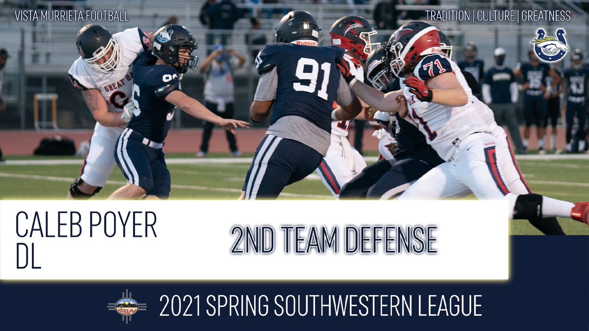 vmhsfootball's tweet photo. Caleb Poyer is the 1st of 19 Broncos to earn All Southwestern League honors this season!!! Congrats on a great sophomore season Caleb!!! #PlayFast #ValleyUprising #BroncoNation https://t.co/9Bdjo2FD2f