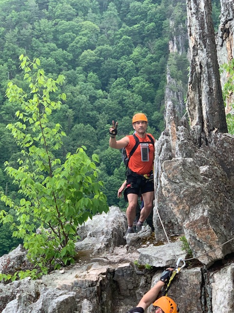 MichaelMareagle's tweet photo. Great weekend in WV. Friday hike up North Fork trail; Saturday Via Ferrata, followed by summiting the rock. Finished the weekend with a hike on RohrbaughTrail. Great views, great hikes great people.
#climbing #hikemoreworryless #nrocks #viaferrata #exposed #climb #hike #hiker https://t.co/KMuoYbHVAq