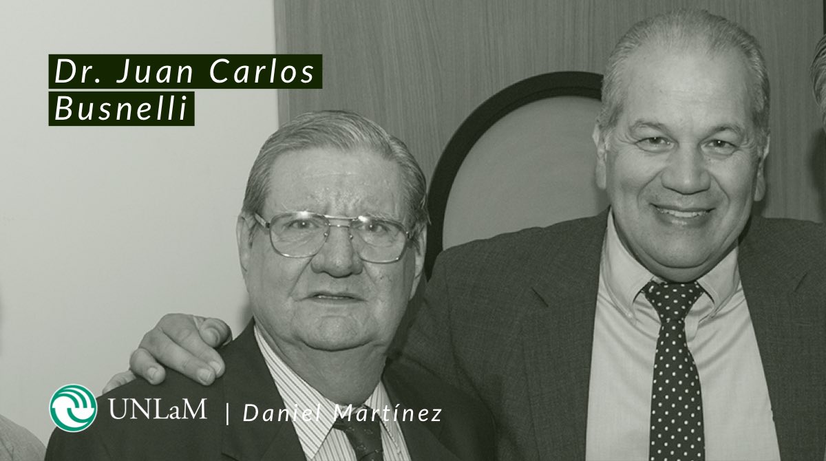 DrMartinezUNLaM's tweet photo. Lamento profundamente la partida del Dr. Juan Carlos Busnelli. Trabajó por la Universidad desde su etapa fundacional y fue decano del Departamento de Ciencias Económicas, donde fue nombrado Profesor Emérito.

Acompaño a sus familiares y seres queridos en este difícil momento. https://t.co/YnEYVZWEV8
