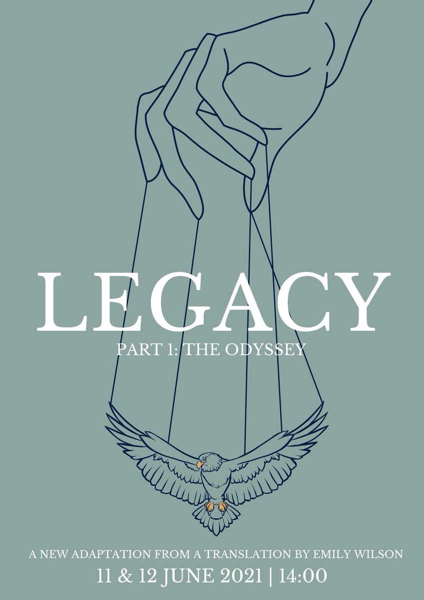 theodysseytfti's tweet photo. We are very excited to share the posters for each third of The Odyssey with you all. Join us for one, two, or all three parts of this epic story!

Head to https://t.co/L5gUVegodo to claim your free ticket. The Odyssey will be live-streamed 11-12 June. https://t.co/zfshHwXMnI