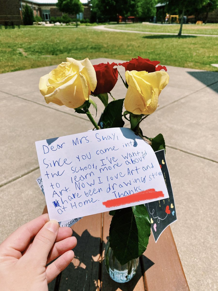 From a few of my 5th graders! 💛🌹